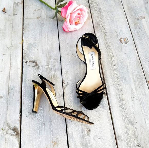 Jimmy Choo Shoes - Jimmy Choo London Leather Strappy Heels